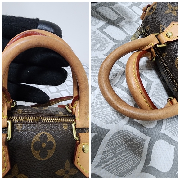 LOUIS VUITTON Monogram Canvas Mini Nano Speedy Bag Brown - Picture 9 of 15